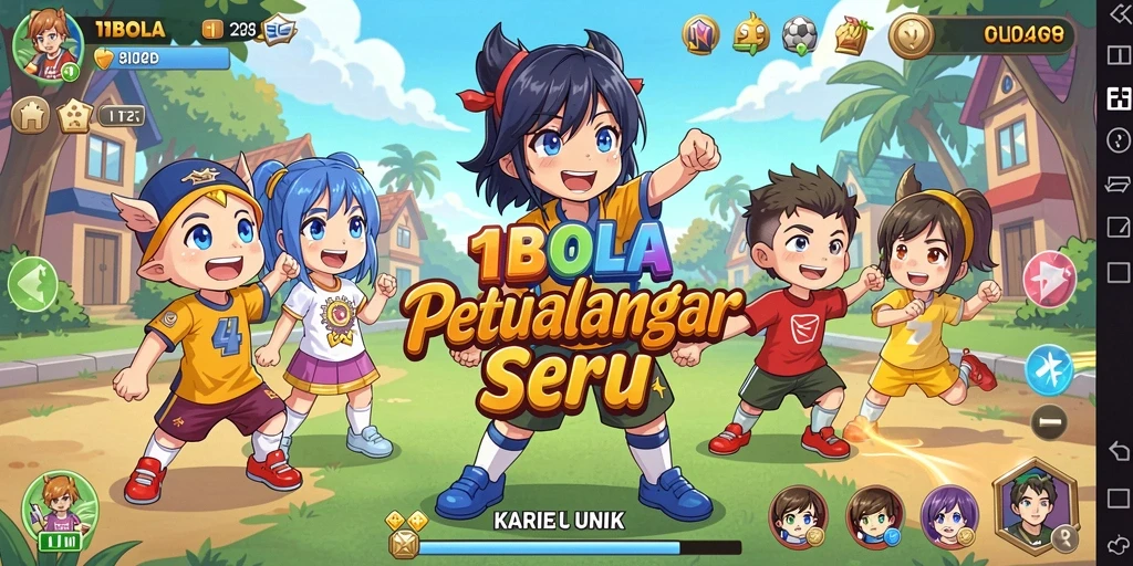 Tangkapan layar 11BOLA menampilkan karakter anime beraksi di latar penuh warna.