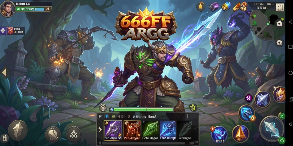 Screenshot menunjukkan pertarungan seru dalam gameplay ARPG yang mendebarkan.
