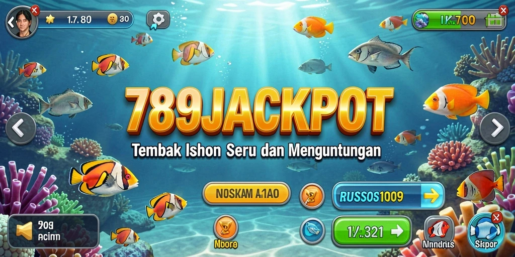 Tampilan gameplay 789JACKPOT yang menarik saat menangkap ikan.
