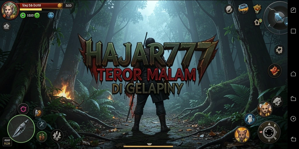 Gameplay menyeramkan di tengah hutan gelap penuh misteri.