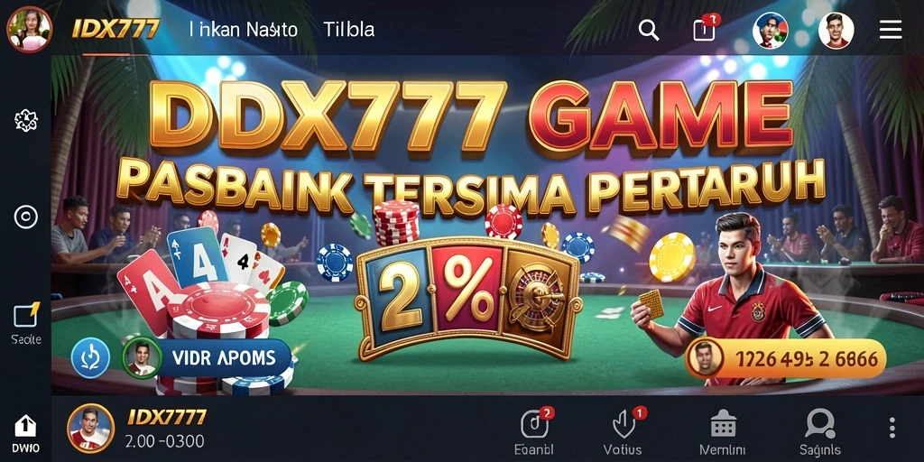Tampilan gameplay Kasino yang menarik dan interaktif.