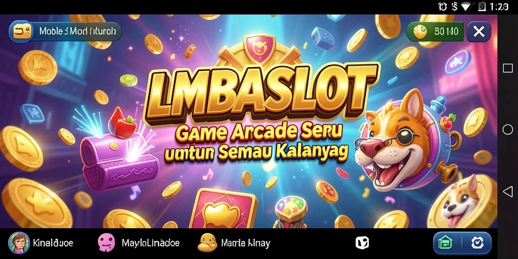 Tampilan gameplay LMBASLOT yang seru dan menantang.