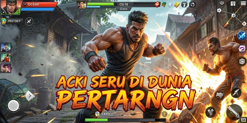 Tampilan menakjubkan dari gameplay OCE69 yang penuh aksi.