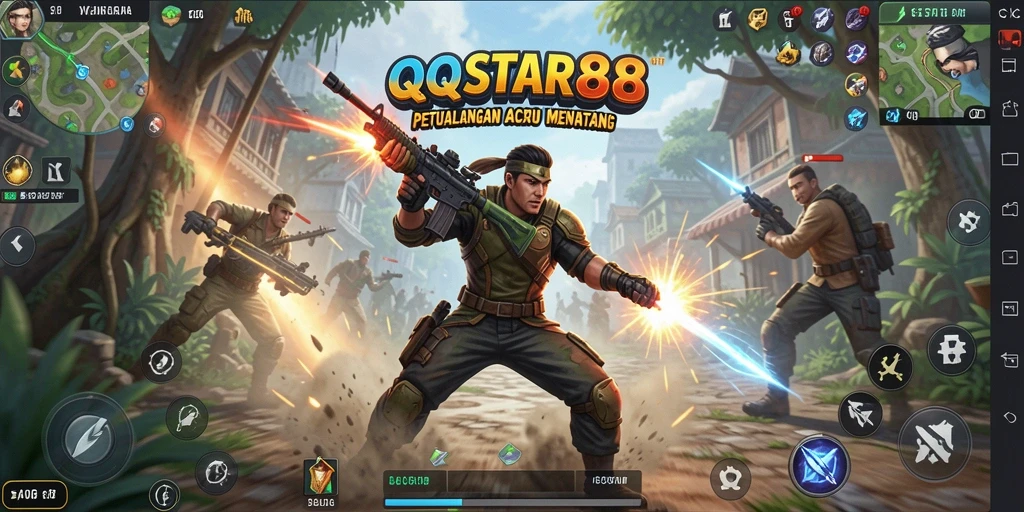 Gameplay mendebarkan dalam aksi di QQSTAR88.