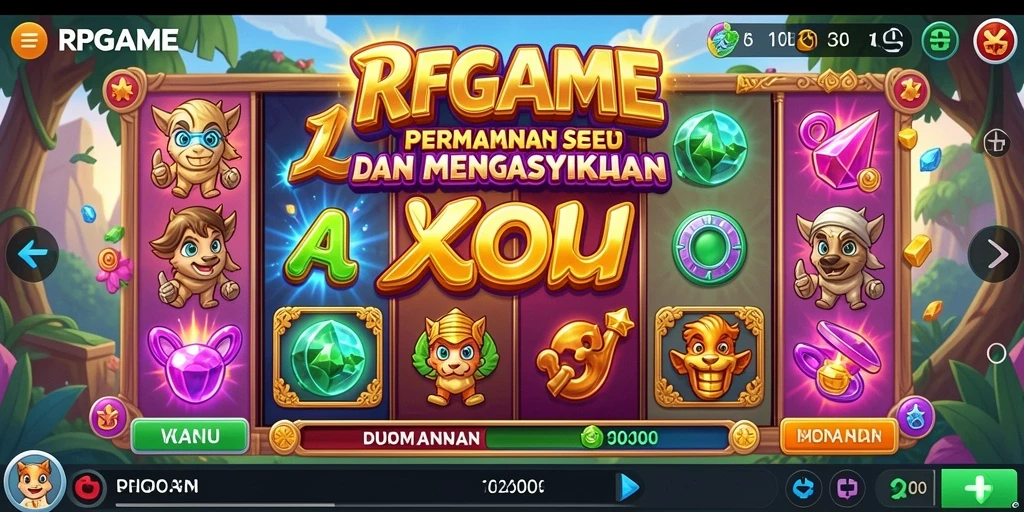Tangkapan layar RPGAME menampilkan gameplay slot yang mendebarkan.